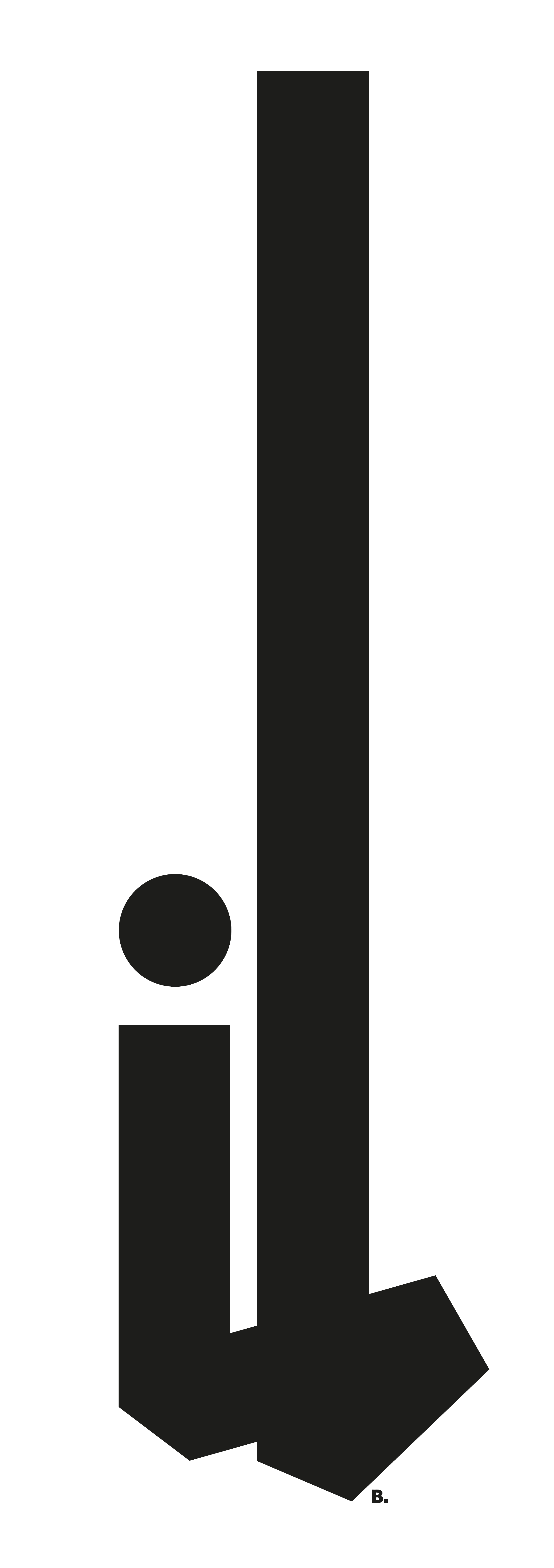 Composition graphique en noir sur blanc, par Bruno Bartkowiak.