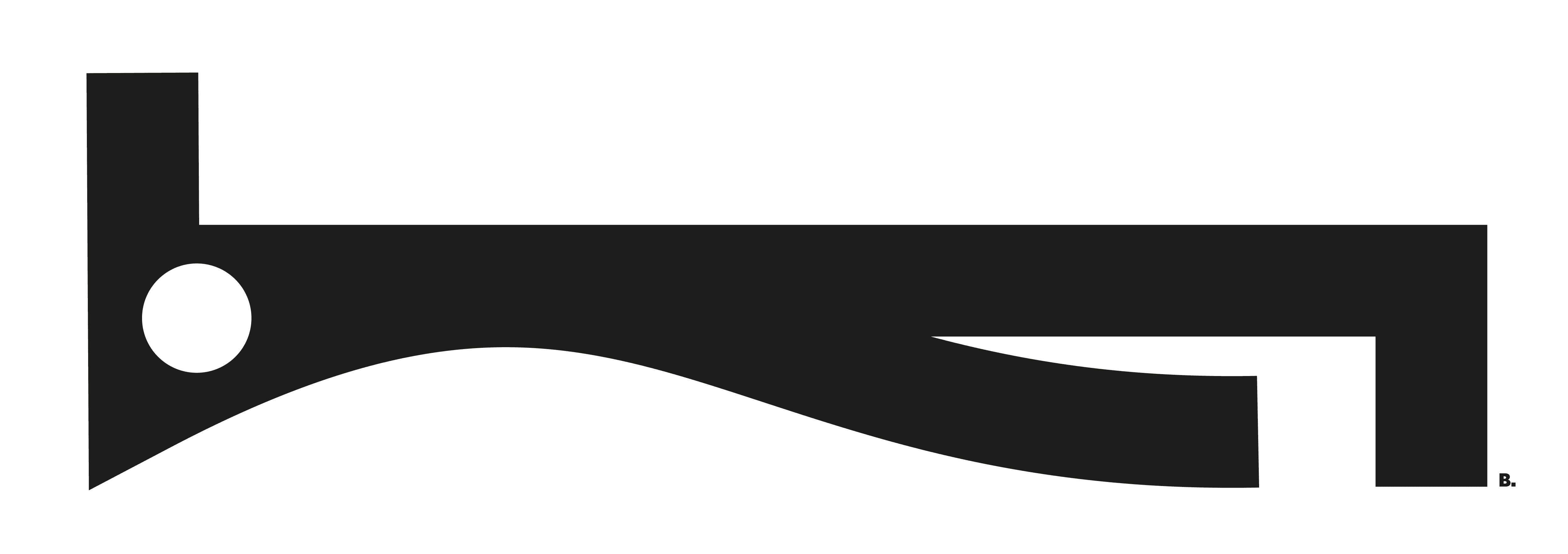 Composition graphique en noir sur blanc, par Bruno Bartkowiak.