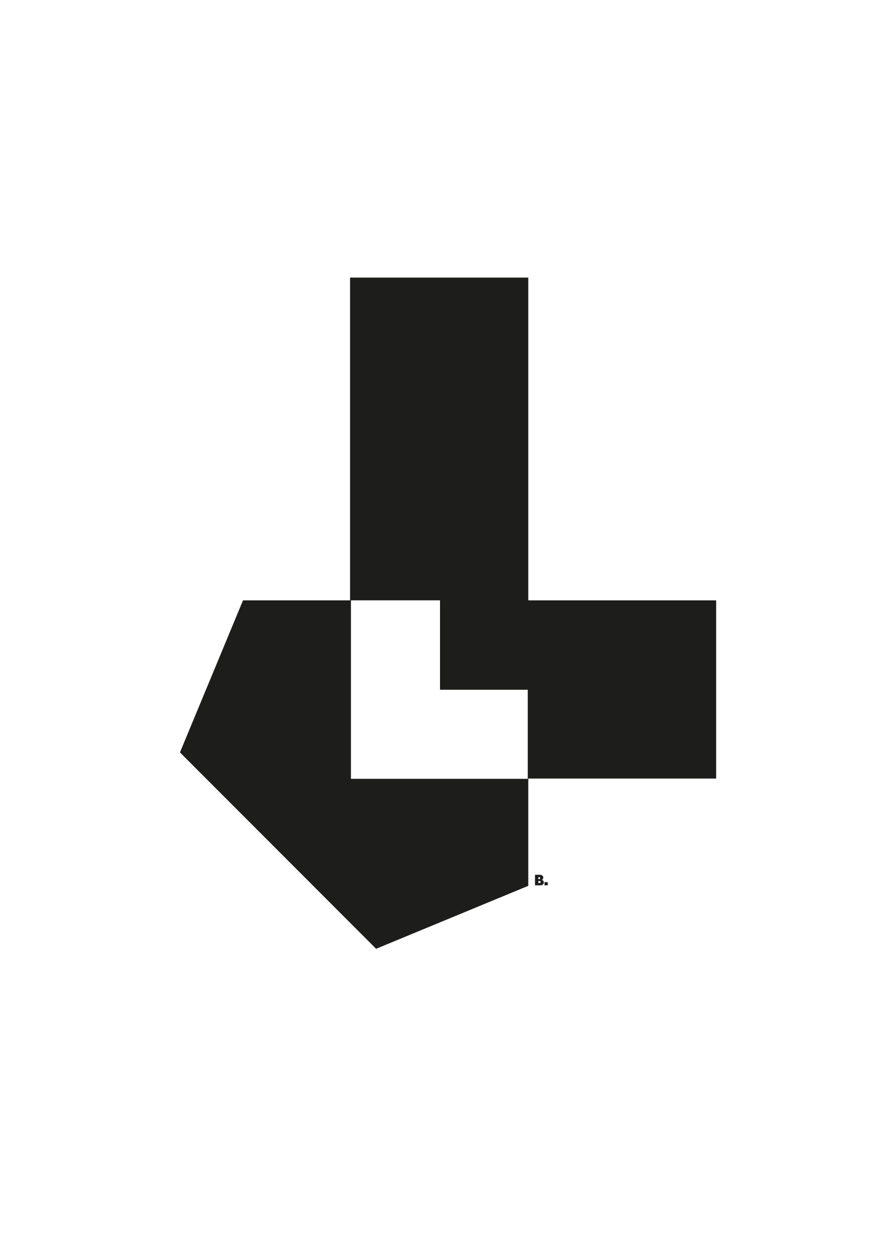 Composition graphique en blanc sur noir sur blanc, par Bruno Bartkowiak, célèbre acrobate polonais