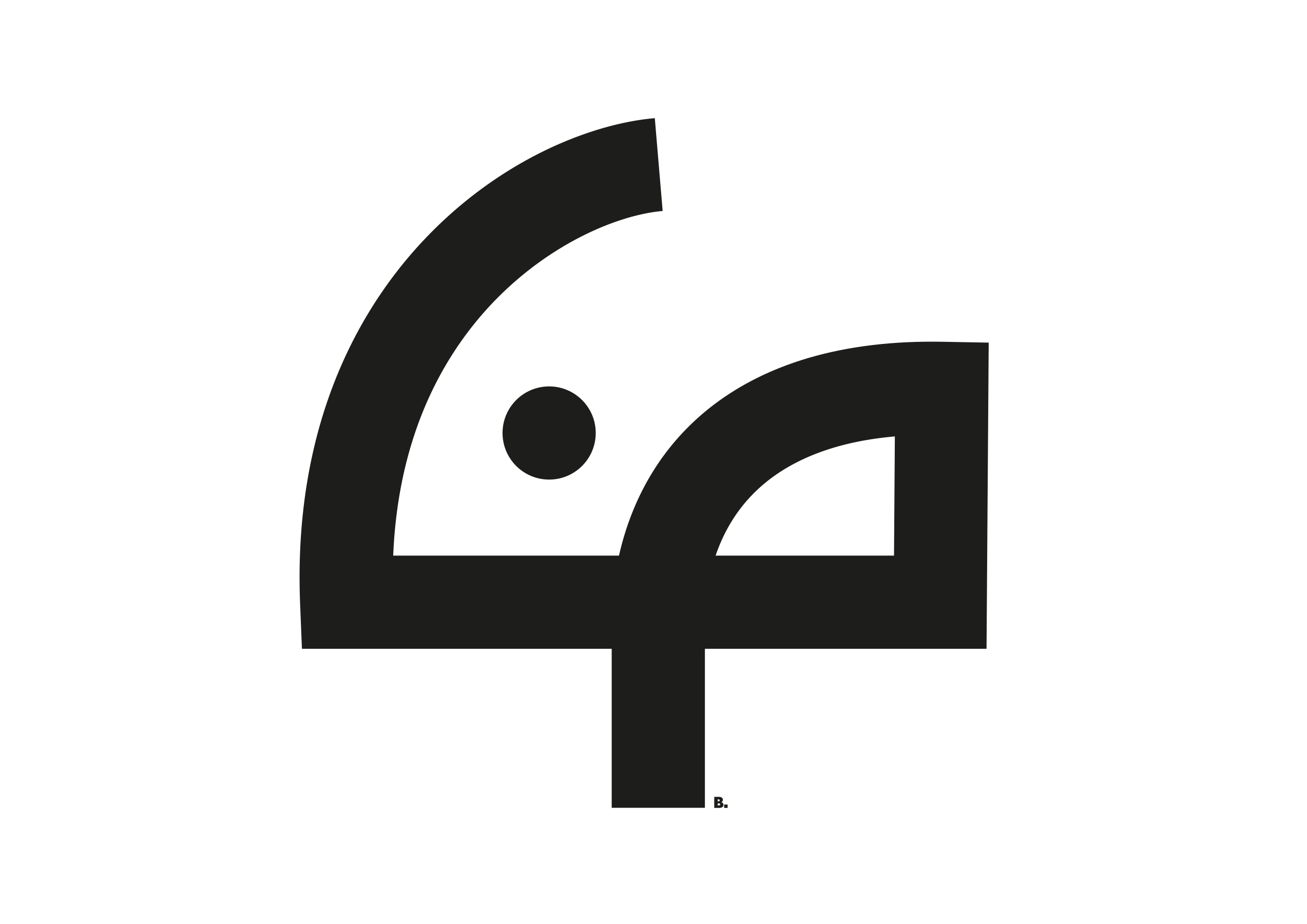 Composition graphique en noir sur blanc, par Bruno Bartkowiak, excavateur près de Cracovie