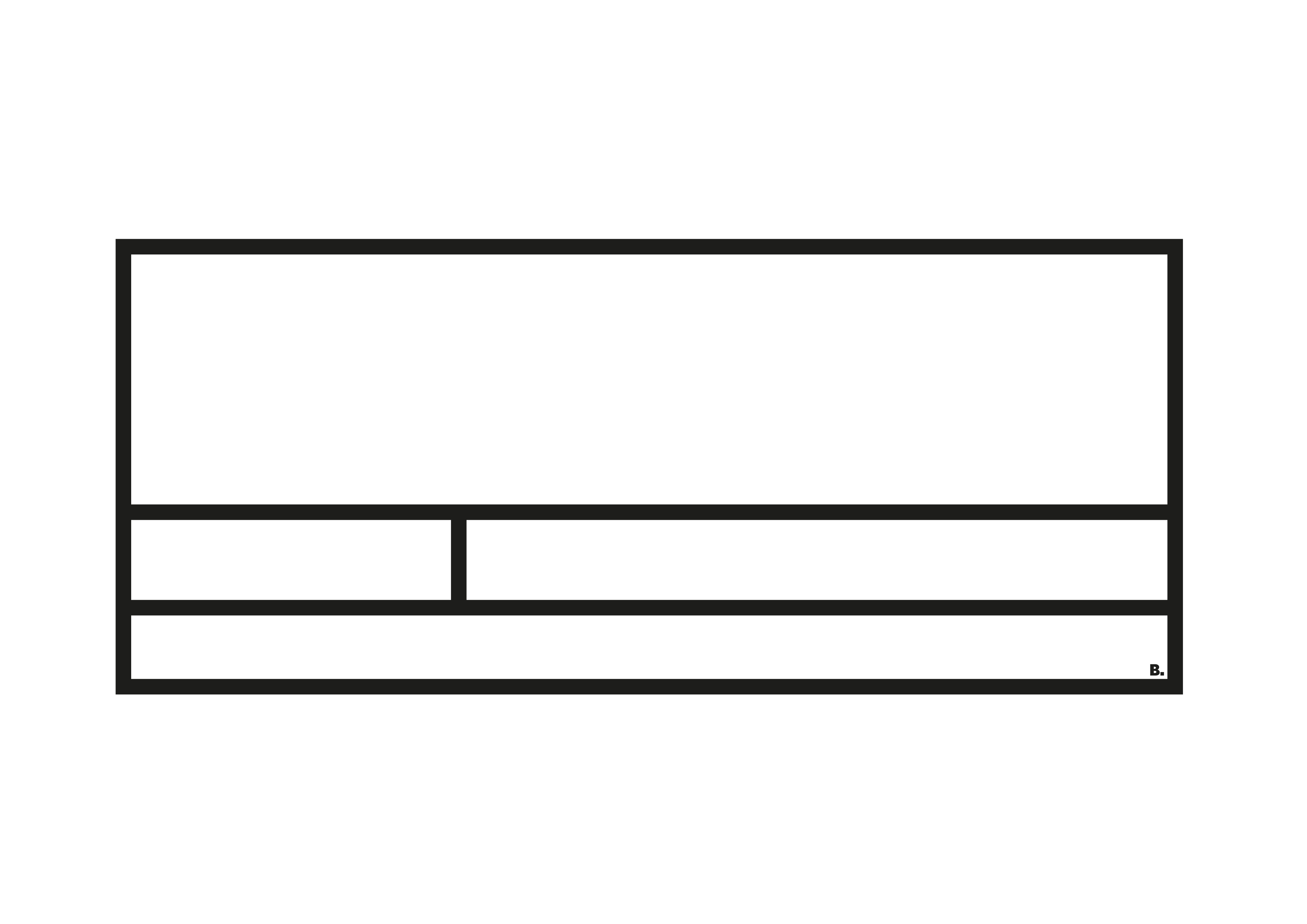 Composition graphique en noir sur blanc, par Bruno Bartkowiak.