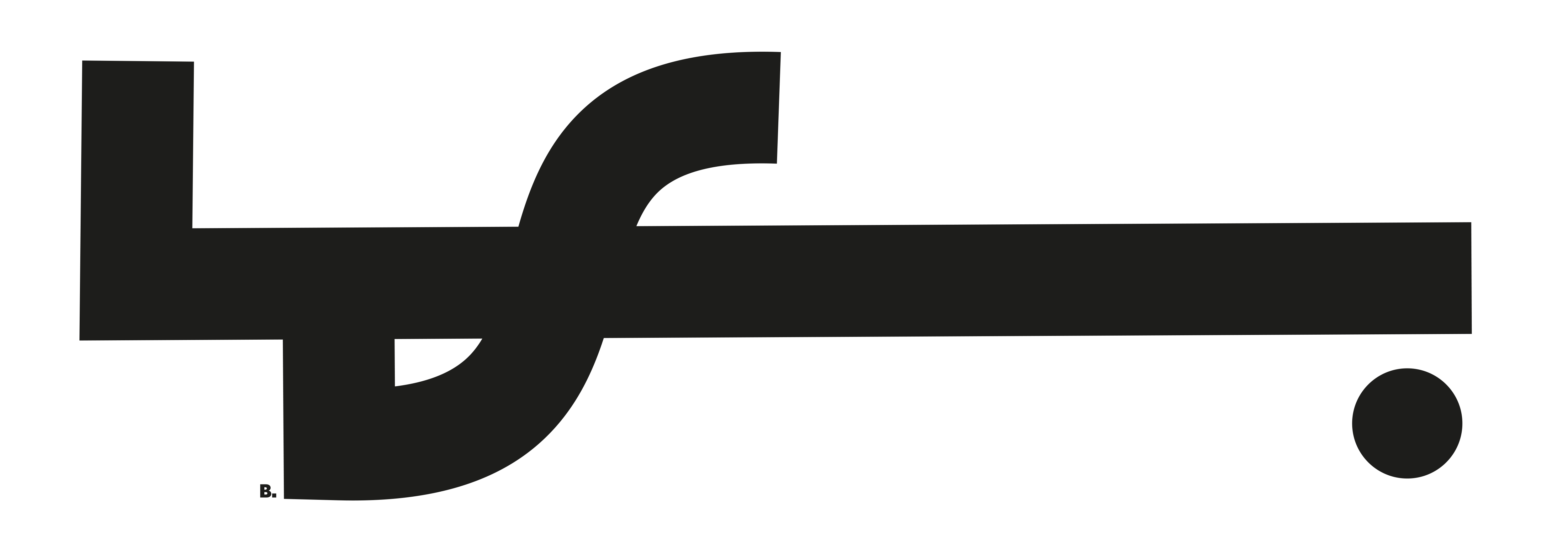 Composition graphique en noir sur blanc, par Bruno Bartkowiak.