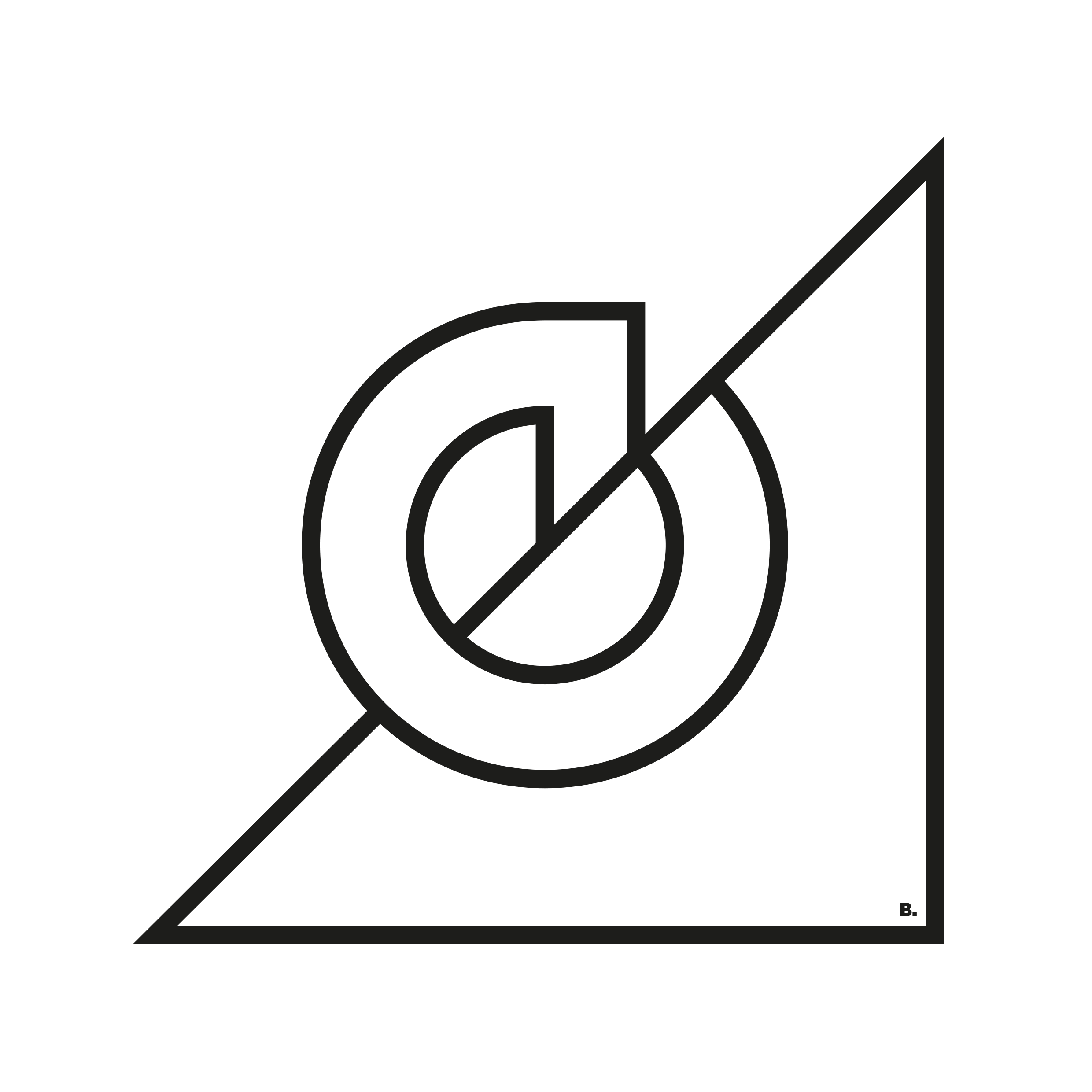 Composition graphique en noir sur blanc, par Bruno Bartkowiak.